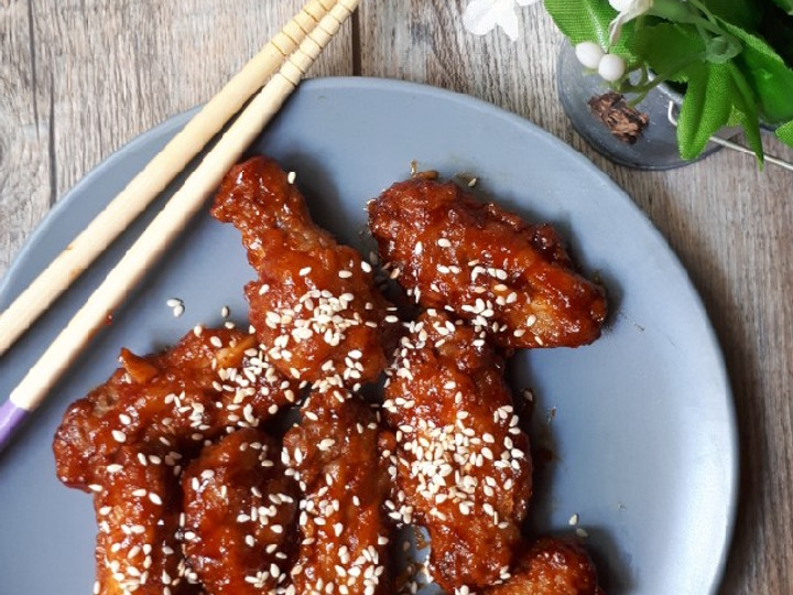 Resep: Korean Spicy Wings Enak Terbaru