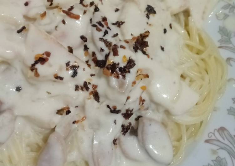 BIKIN NAGIH! Resep Rahasia Spaghetti Carbonara Simple