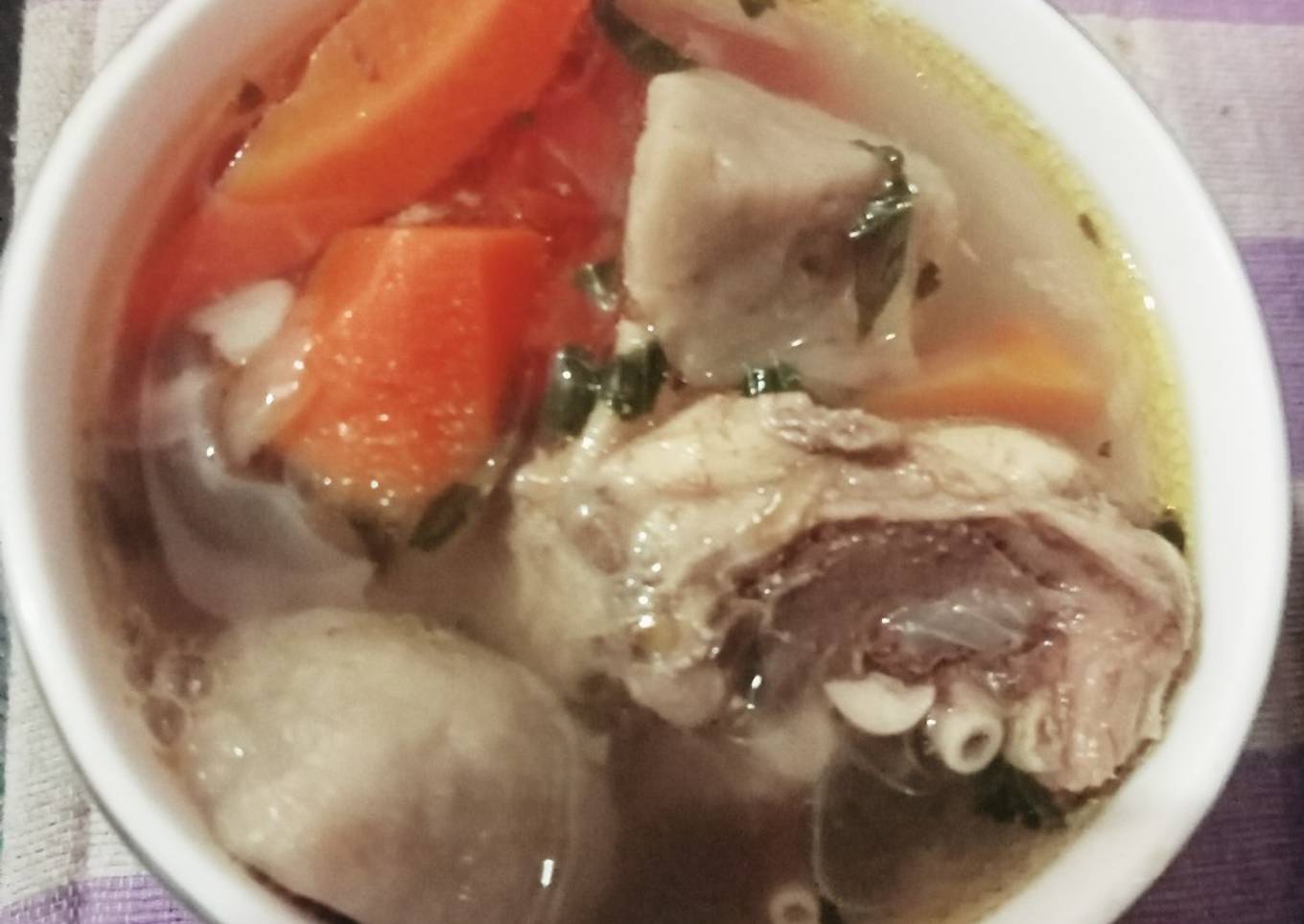 Sup Tulang Ayam + Bakso