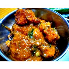 A picture of Paneer tikka gravy.