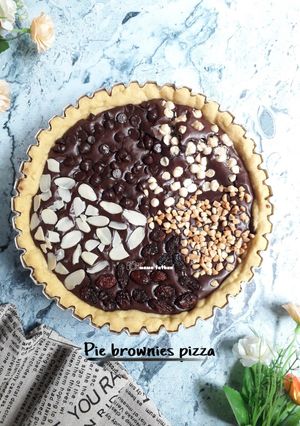 Foto resep Pie brownies pizza