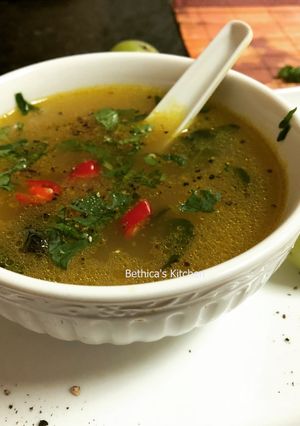 A picture of Amla Rasam.