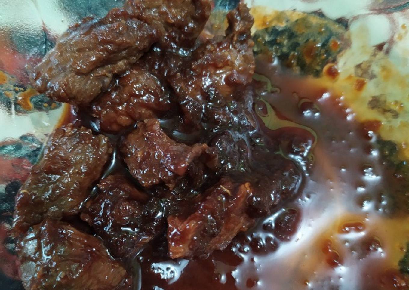 Daging sapi bumbu maranggi no minyak