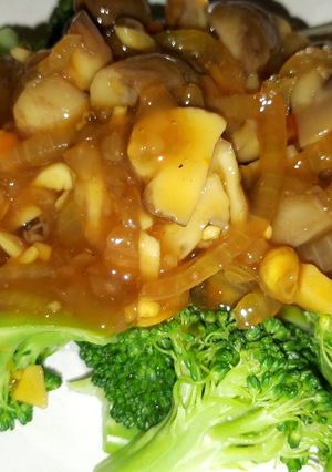 Foto resep Brokoli Siram Jamur #bikinramadanberkesan