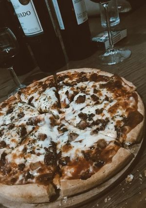 Una foto de Pizza sin gluten 🖤