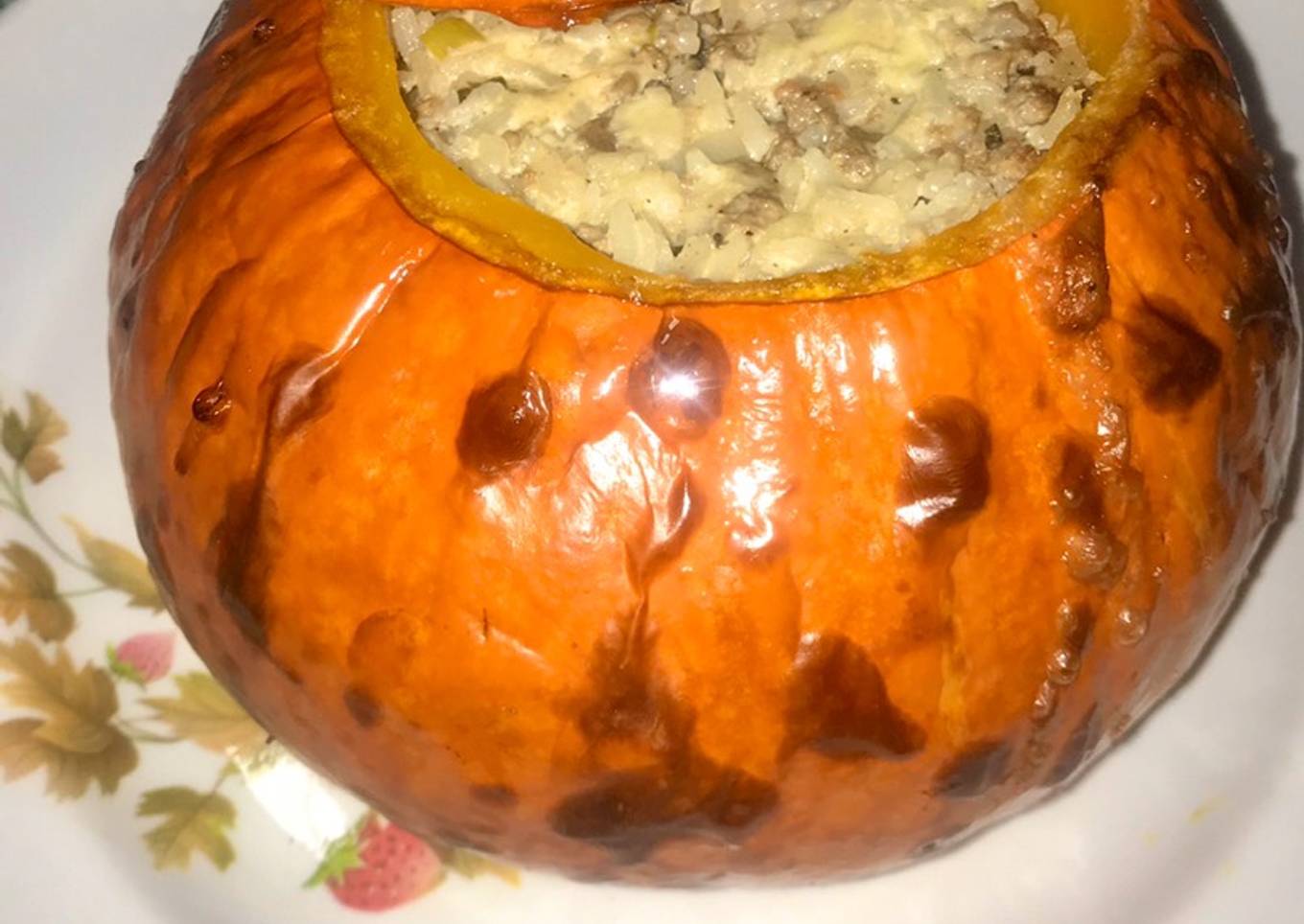 Calabaza Hokkaido rellena
