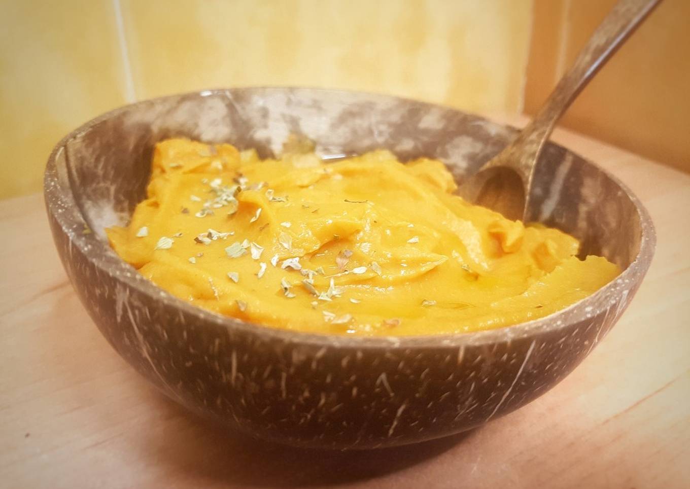 Puré de boniato y cúrcuma