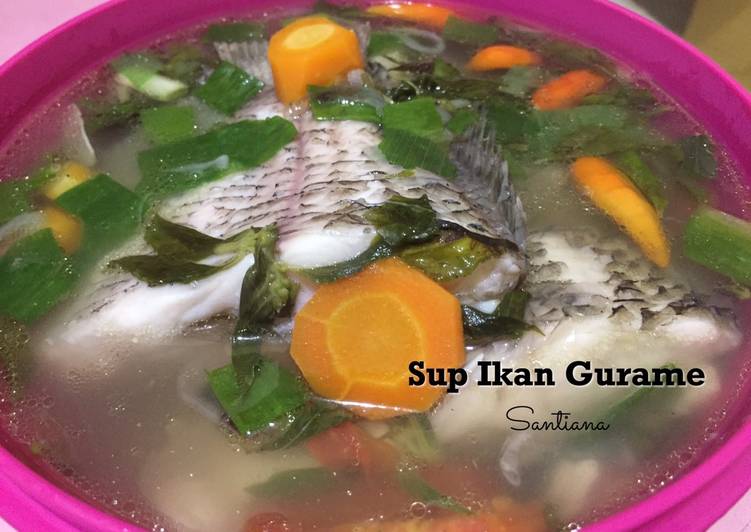 Resep Sup Ikan Gurame yang Enak