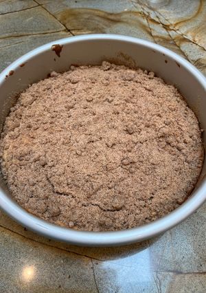 A picture of Cinnamon coffee cake.