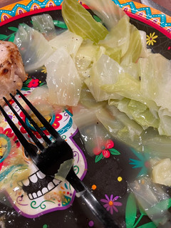 A picture of Sweet n sour cabbage.