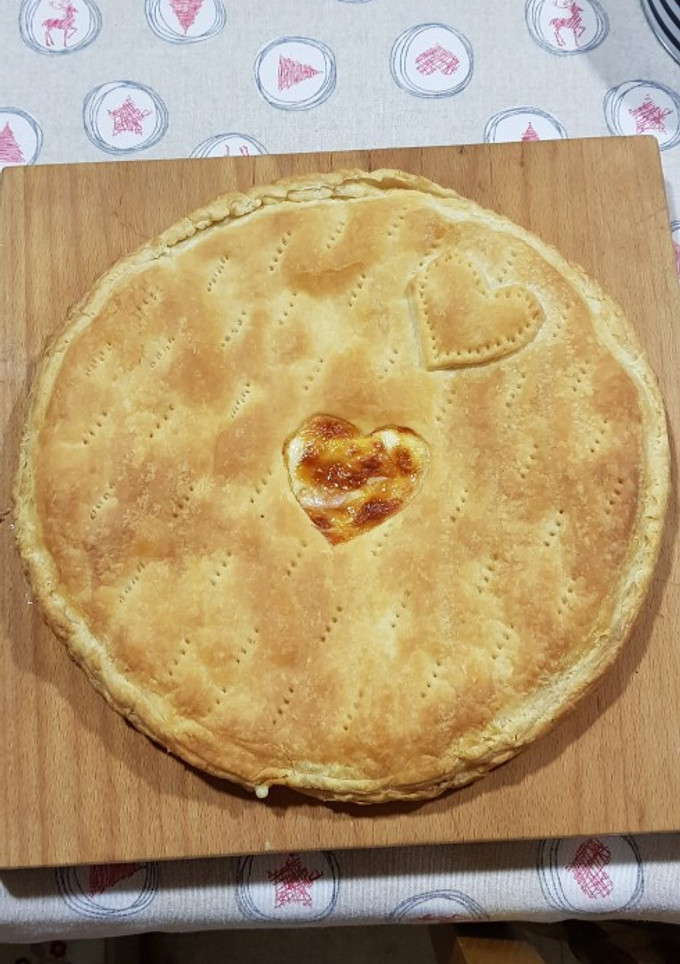 Una foto de Pastelón de jamón/bacon y queso
