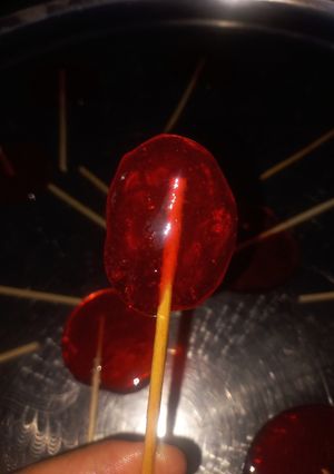 عکسی از دستور آبنبات خانگی