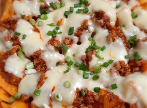 Foto resep Cheesy Meat Doritos / Nachos