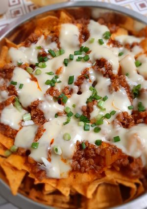 Foto resep Cheesy Meat Doritos / Nachos