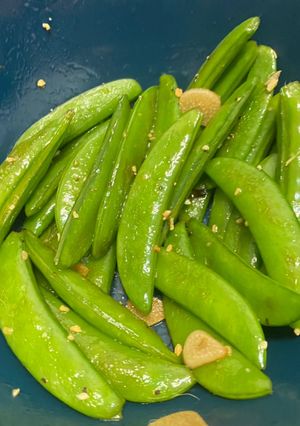 清炒豌豆 的食譜成品照片