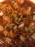 Cocktail de zanahoria con camarones