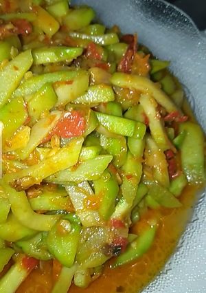 Foto resep Tumis labu siam pedas