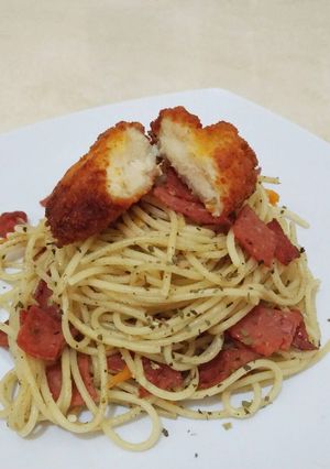 Foto resep Spageti Aglio Olio