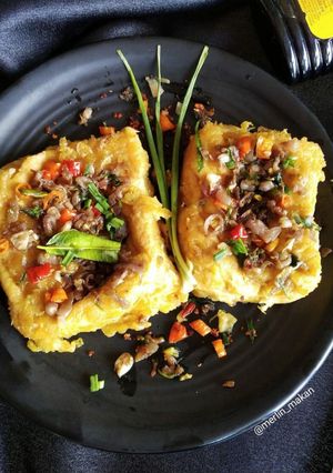Foto resep Tahu jumbo topping sambal embe ala mamih merlin