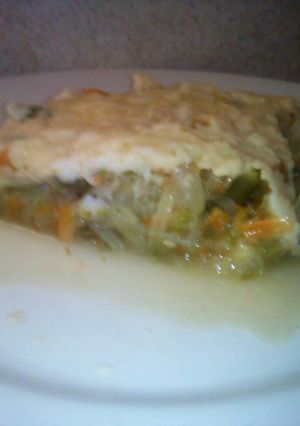 Una foto de Colach de verduras