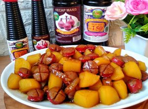 Foto resep Kentang sosis masak kecap