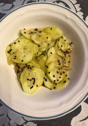 Una foto de Ensalada de pepino japonesa