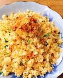 Bông cải trắng (hoa lơ) xào bông cho bé