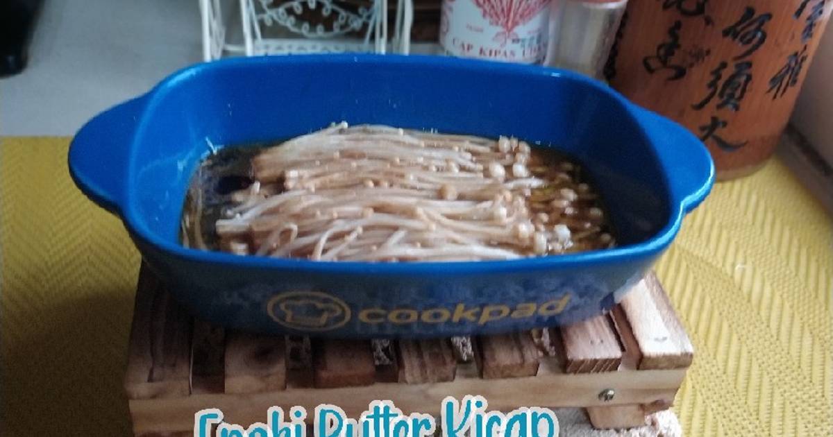 Resipi Enoki Butter Kicap 1 minit oleh Ani Delighted Cookpad