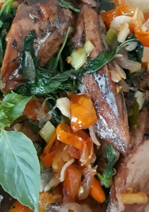 Foto resep Pindang tongkol tumis kemangi