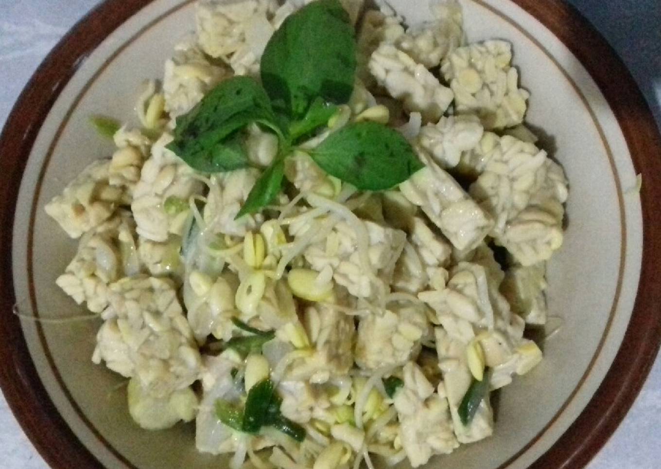 Tumis Tempe Kecambah Simple