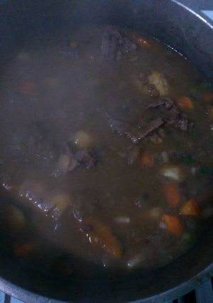 Una foto de Sopa de lentejas con lo que tenemos en casa 😀