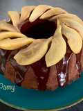 Bund cake pere e cioccolato