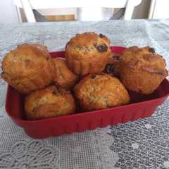 Une photo de Muffins chocolat-noix