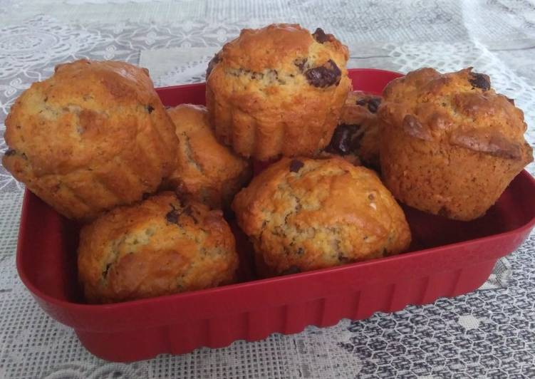 Muffins chocolat-noix