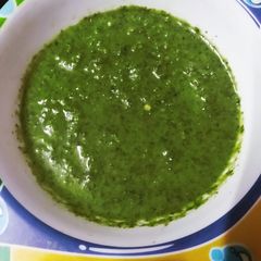 Green Coriander Curd Chutney A picture of Green Coriander Curd Chutney.