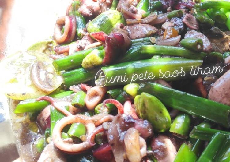 Cumi pete saos tiram