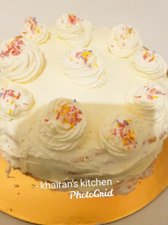 Creamy chiffon cake ainihin hoton girkin