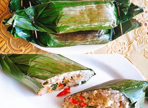 Foto resep Nasi Bakar Ayam Suwir