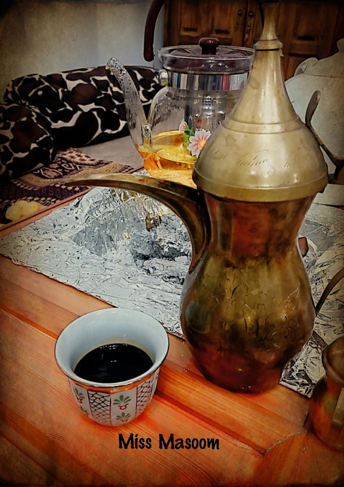 عکسی از دستور قهوه عربی