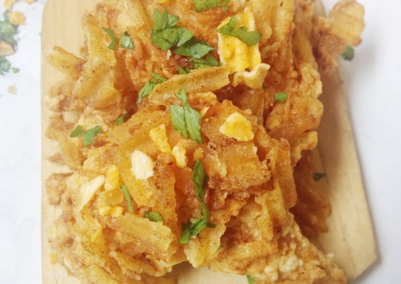 Crispy chicken crunchy🍗🍟