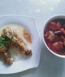 canh củ dền cà rốt