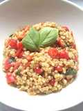 Risotto de Tomate y Albahaca fresca