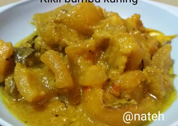 Resep Kikil Bumbu Kuning Oleh Nateh Cookpad