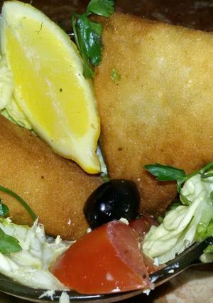 Une photo de Bourek à la viande hachée au fromage