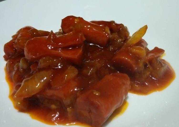 Sosis Pedas Asam Manis