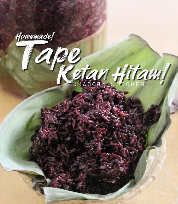 Resep Tape Ketan Hitam oleh Maccby_kitchen - Cookpad