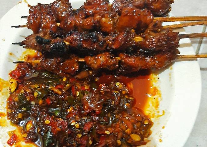 Sate Sapi Sambal Jeruk