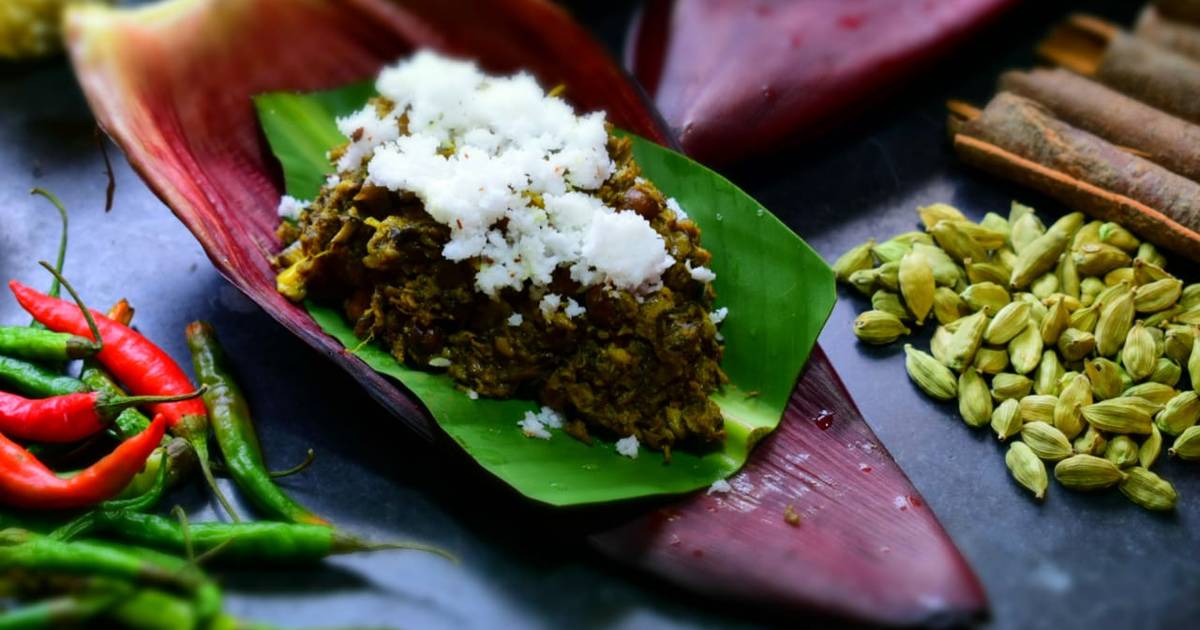 Traditional Banana Blossom Curry Recipe by Manami Sadhukhan Chowdhury