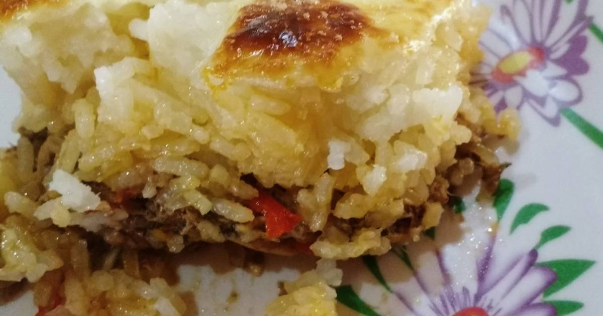 Pastel de arroz y jurel Receta de Nory- Cookpad