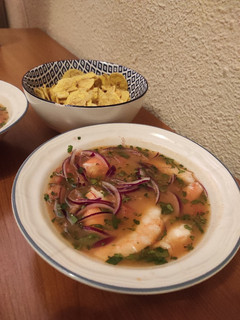 Una foto de Ceviche ecuatoriano